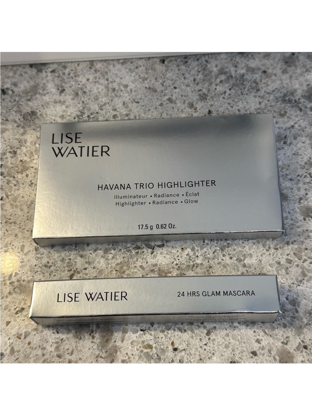 Lise Watier Havana Trio Highlighter & 24 HRS Glam Mascara full size